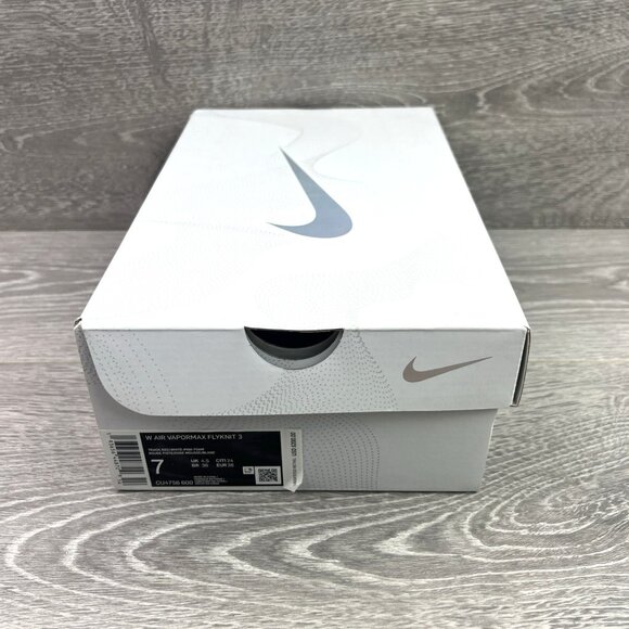 Nike Air Vapormax Flyknit 3 Track Red White Pink Women's Size 7 Shoes NEW - Picture 12 of 13